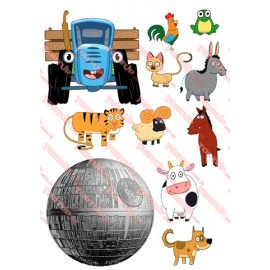 Вафельна картинка Мультфільми різні 249